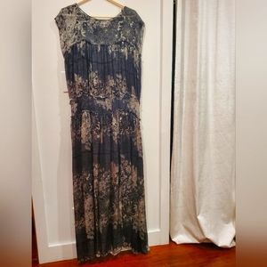 Johnny Was silk maxi dress